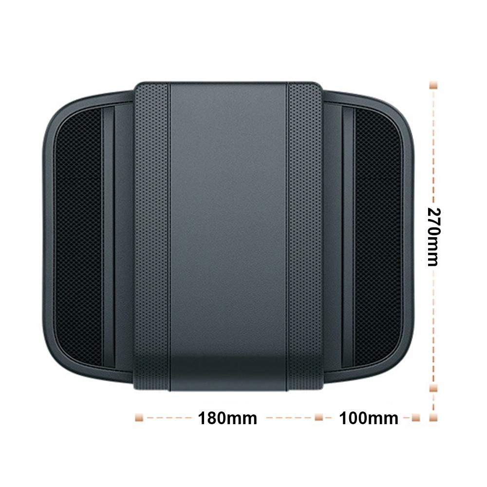 Car Armrest Storage Box Mat Leather and Memory Foam Car Center Console Cover Armrest Heighten Cover