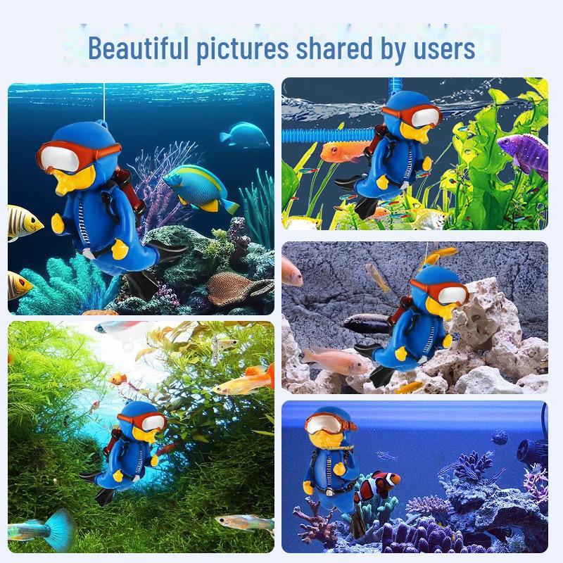 (1 Piece) Creative Floating Witch Ornament for Aquariums