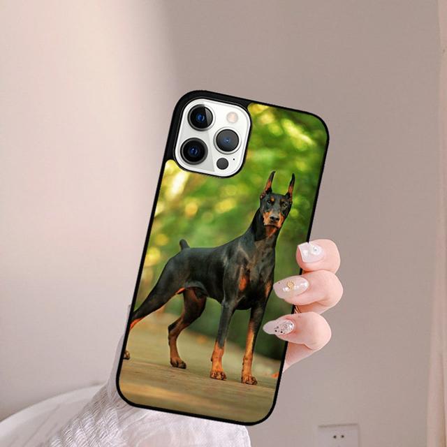 МИЛЫЙ ДОБЕРМАН ПОРОДА СОБАК чехол для телефона Cover For iPhone 17 Air 16 15 14 Plus apple 16 11 12 13 Pro Max coque