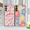 Художественная Масляная Живопись Цветок Чехол для Телефона для Samsung S25 S24 S23 Ultra S22 Plus S21 S20FE S25edge M54 M55 5G Мягкие Силиконовые Задние Крышки