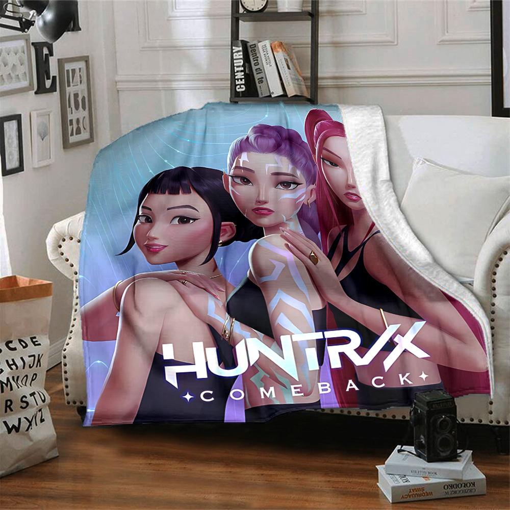 1 шт. Фланелевое одеяло K-Pop Охотники на демонов, Мягкое, приятное для кожи, с цифровой печатью, Различные размеры в наличии для семьи, друзей, на день рождения