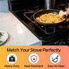 HOT Stainless Steel Stove Cover, Stove Guard, Kitchen Stove Filler, Stove Trim Kit,Adjustable Length 13.8 Inch to 27.6 Inch