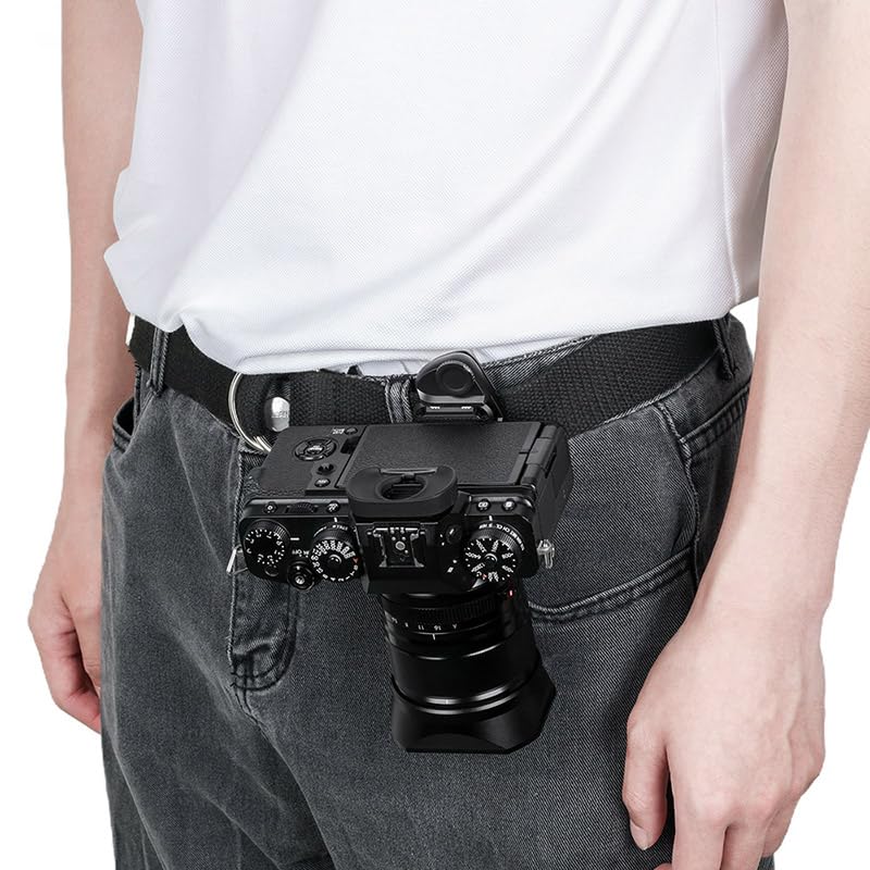 JJC Camera Quick Release Quick Shoe Mount for Peak Design Capture V3 Silicone Strap Aluminum Alloy Durable Quick Camera Mount Plate Plate, Arca-Swiss