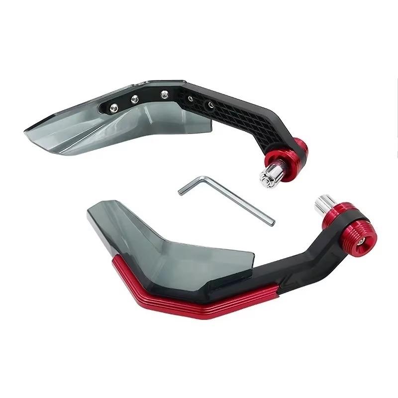 Ветрозащитная универсальная защита руля 7/8" для мотоцикла, скутера, горного электровелосипеда, защита тормозного рычага с алюминиевым ребром жесткости