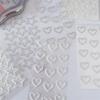 3D Звезда Сердцевидные Жемчуг Кристалл Наклейки Дети DIY Самоклеящиеся Украшения Поделки Блестящие Стразы Канцелярские Наклейки Девочки