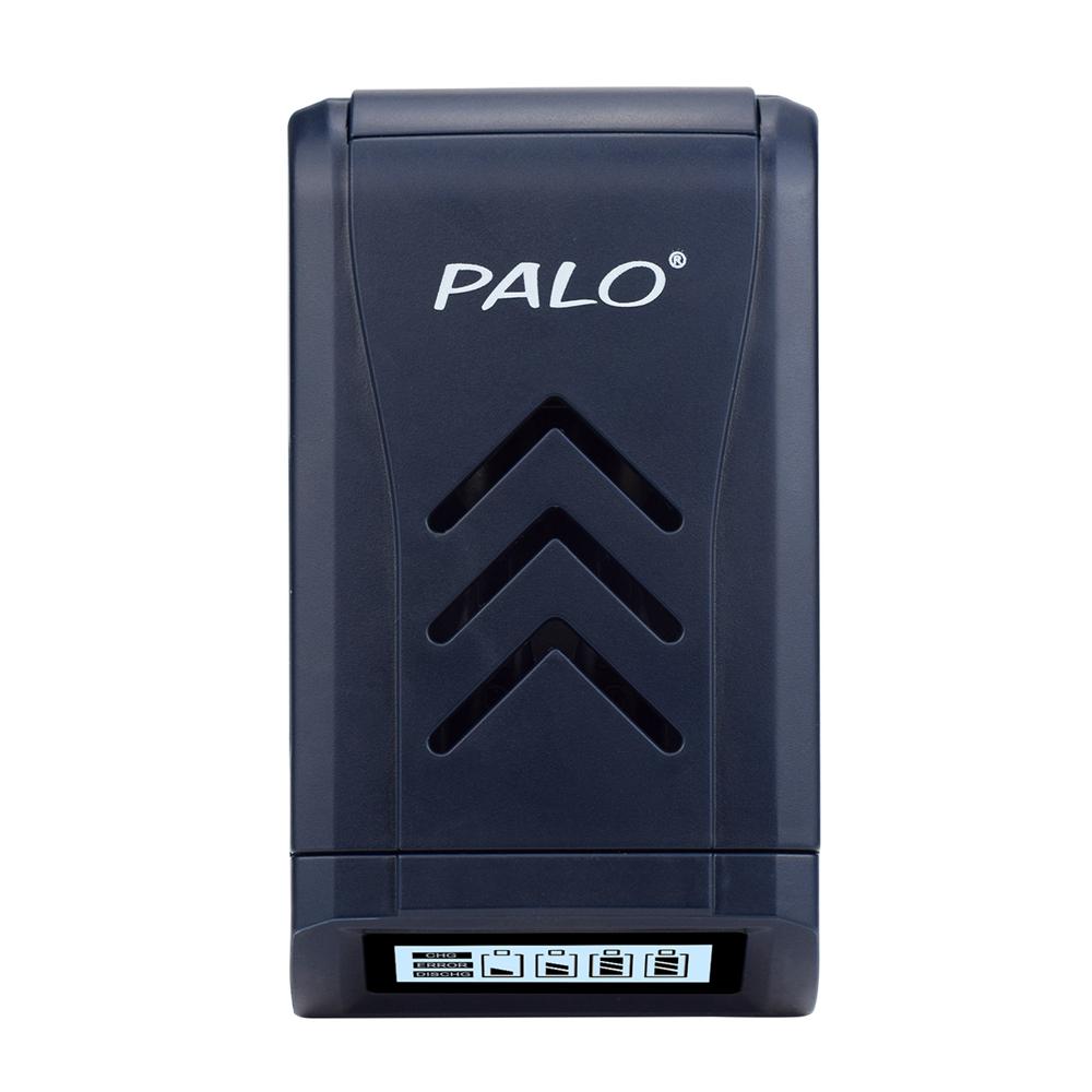 Зарядное устройство с 4 слотами для интеллектуальной быстрой зарядки с ЖК-дисплеем для 1,2 В NiMH NiCd 1,5 В литий-ионных аккумуляторов AAA/AA USB C Micro Jack