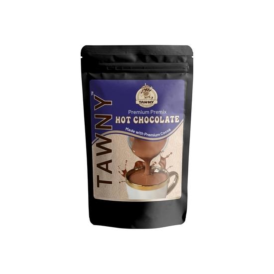 TAWNY Premium Premix Hot Chocolate Powder Made with Premium Cocoa, Easy Instant Chocolate Beverage for Milk or Water (Pack of 3)