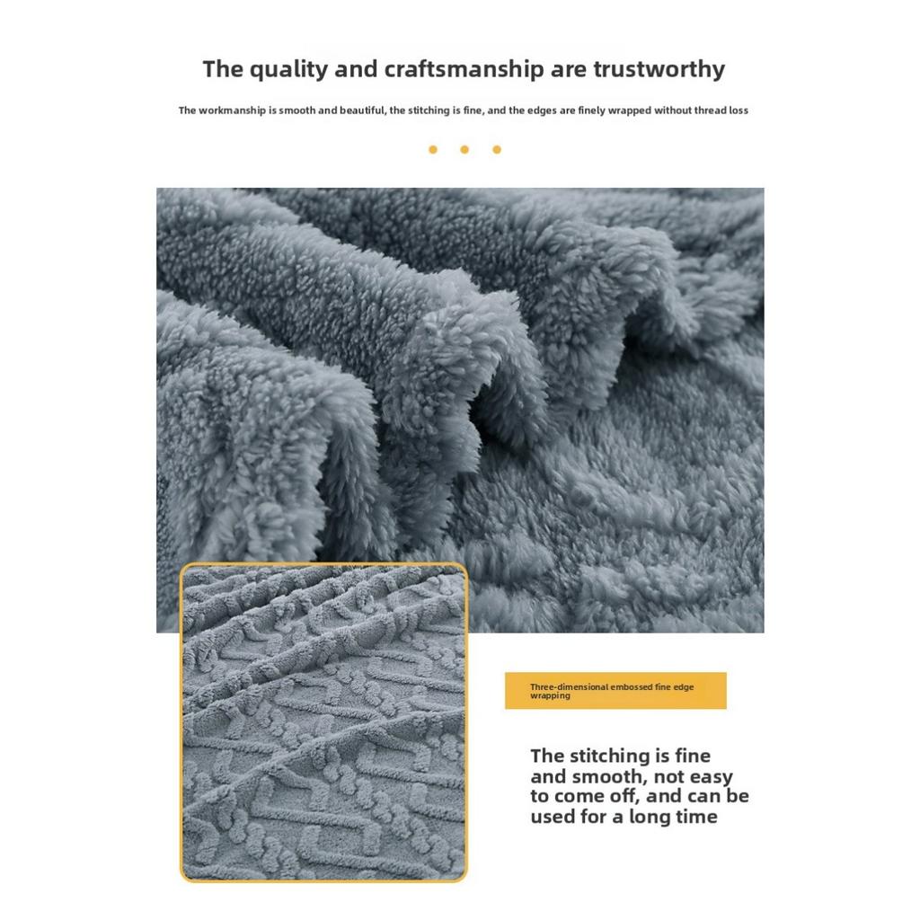 Single Layer Tower Skin Velvet Solid Color Blanket for Home Use, Simple Office Nap Blanket, Air Conditioning Blanket, Cover Blanket, Blanket