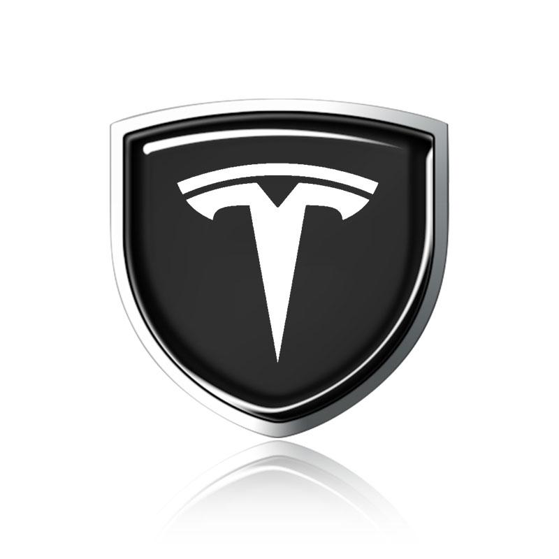 1 шт. 3D Металлическая Эмблема Щит Двери Автомобиля Значок Наклейка Стайлинг Для Tesla Model 3 Model S Model X Model Y Roadster