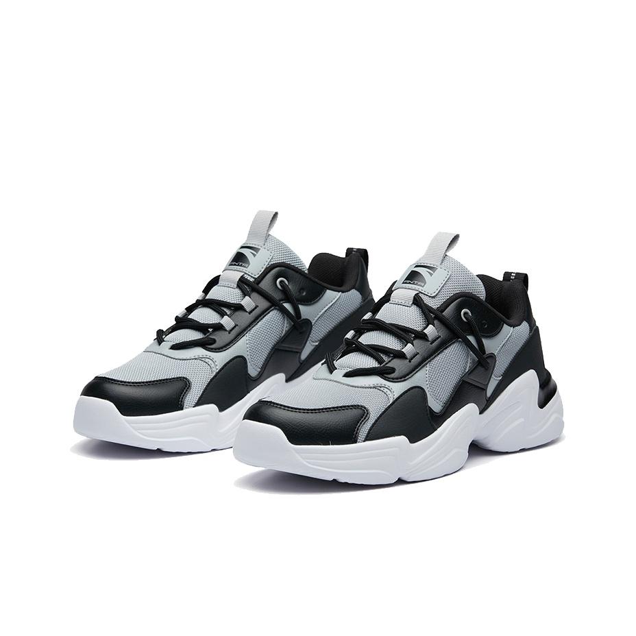 Anta Кроссовки Lifestyle Series Low-Top Dad Shoes для мужчин, серые, черные, белые, 91938863-3