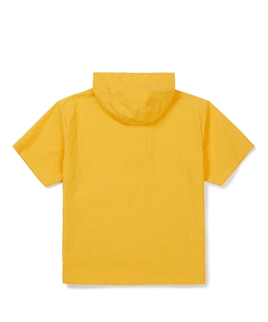 Snowpeak Apparel Таслан Тканый Яркий Короткий Рукав Анорак Королевский Желтый (S24Mmlan56)