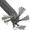 2M Fireplace Sealing Rope 6/8/10/12mm Gasket Cord Wood Burning Stove Door Fiberglass High Temperature Sealing Rope Replacement