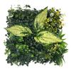 DIY Artificial Plant Wall Panel UV Protection Sunflower Simulation Maple Plant Sheet Durable Green Artificial Eucalyptus Carpet
