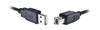 Kabel USB 2.0 Lanberg AM-BM Ferryt 1m czarny