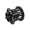 VISPREA Replacement Spool for Daiwa ALPHAS SV TW Baitcasting Shallow Spool with Ceramic Bait Finesse Spool 21/22 Reels, Bearings, (Yu390) (Black)