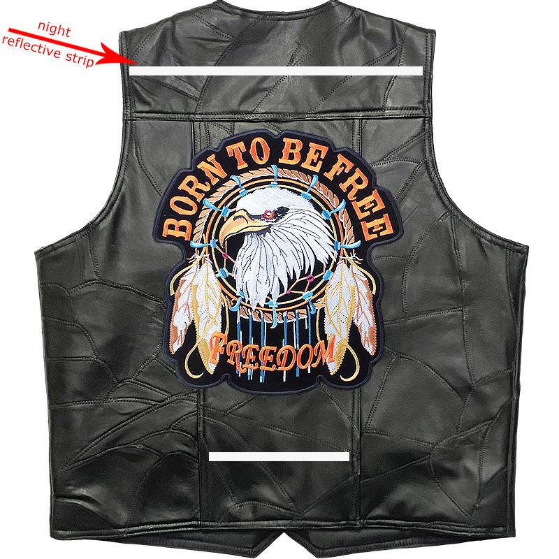Мотоциклетный жилет Harley для Европы и Америки, независимая станция, модный жилет без рукавов с кожаным жилетом с рисунком на плечах