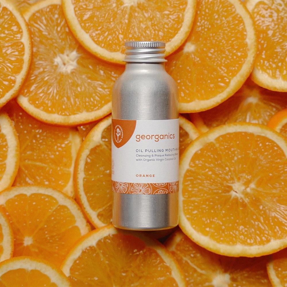 Georganics Natural Orange Mouthwash Oil 100ml