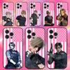 Чехол для телефона Leon Scott Kennedy с американским флагом для iPhone 16,15,14,13,12,11,Pro,Max,Plus,X,XS,XR,SE,8,Mini, Мягкий силиконовый черный чехол