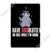 I Have Absolutely No Idea Metal Sign Pub Cave Cinema Plaques Tin Sign Poster