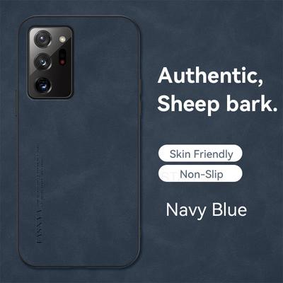 Note20 Note 8 9 10plus Роскошный кожаный чехол из овчины для Samsung Galaxy Note 20 Ultra 10 Plus 5g Note10 Ретро задняя крышка Note9