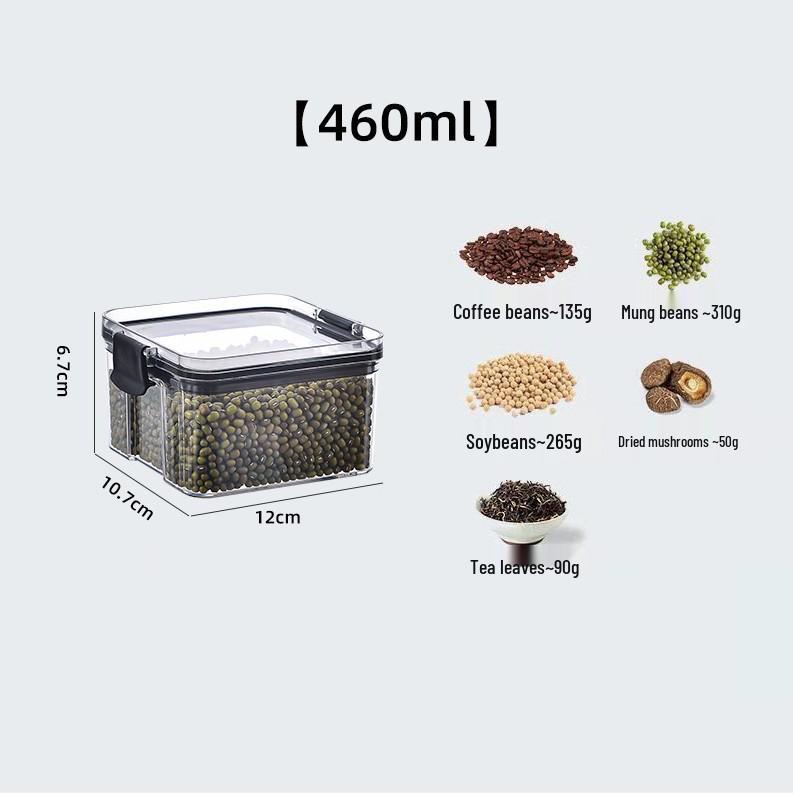 Прозрачная пластиковая банка для хранения пищевых продуктов для круп, закусок и сухих продуктов