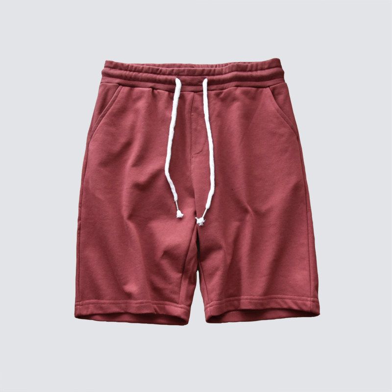 Export Balance Cargo with Logo Cut off Men Fashion Brands Casual Shorts Summer Sports Loose Half Length Middle Pants Terry Cotton Beach Pants