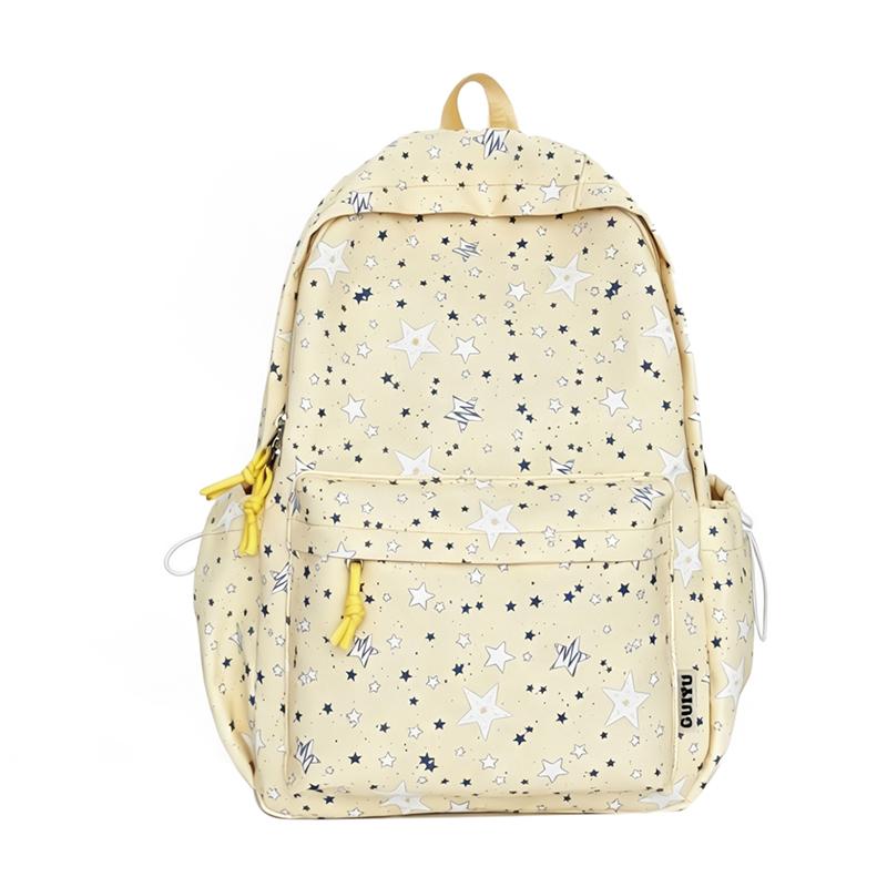 Student Schoolbag Female Star Printed Backpack