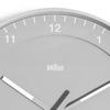 Braun Bc17g Classic Analog Low Noise Large Public Wall Clock