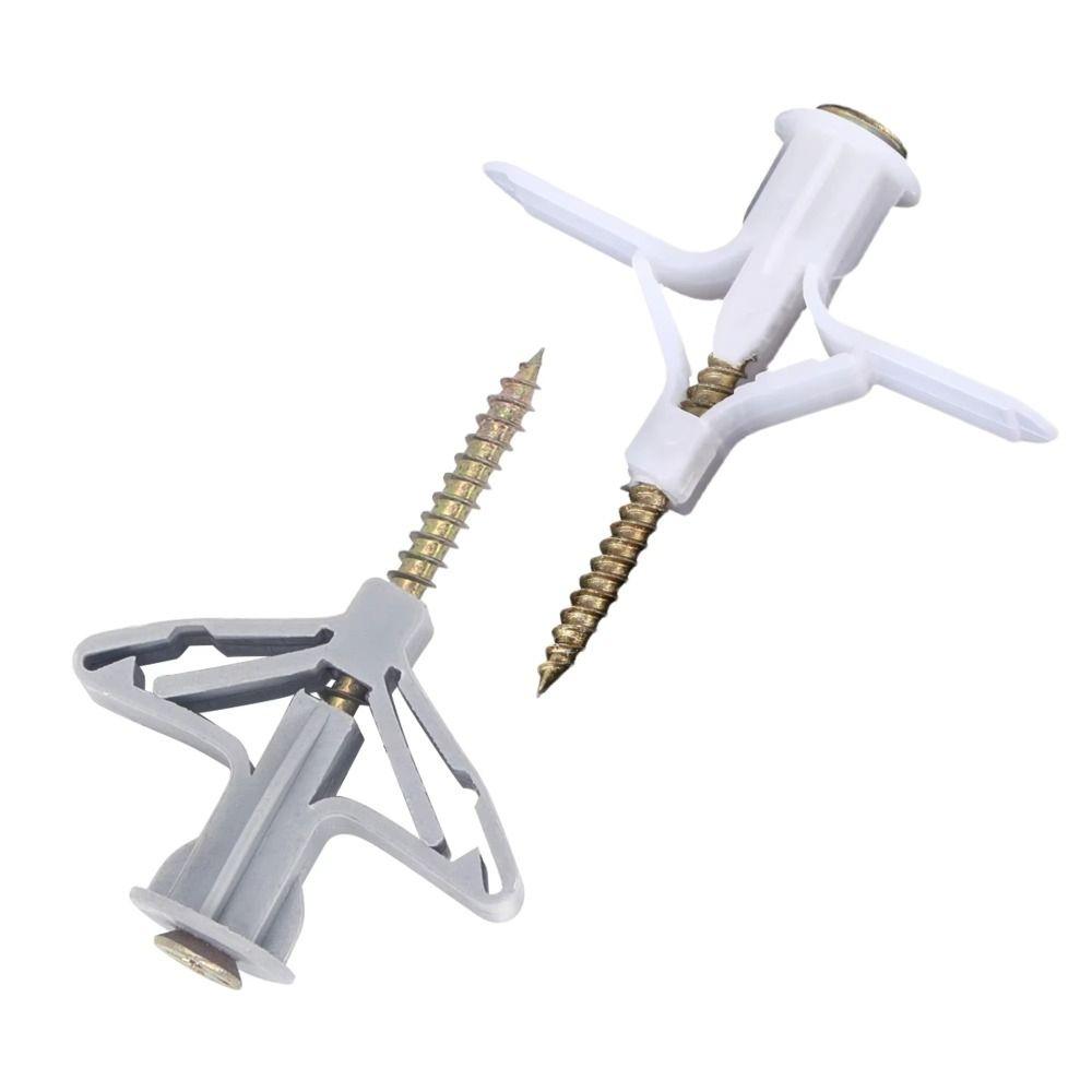 Self Tapping Expansion Screw Plastic Expansion Tube Nails Hardware Fixed Tools  Gypsum Board