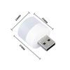 1 шт. Маленький круглый ночник Мини светодиодный ночник USB-штекер Лампа Зарядка от Power Bank USB Книжные светильники Светодиодное чтение