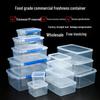 Zhaoran Rectangular Plastic Food Storage Container with Lid, 4.4L