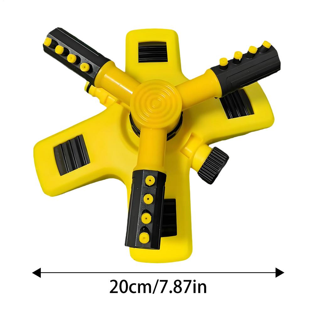 Lawn Sprinkler Garden Grass Watering Yard Sprinkler 360 Degree Rotating Irrigation System Automatic with Adjustable Spray