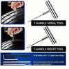 Tire Repair Kit 46PCS Motorcycle Car Accessories Studding Tool Set Puncture Pug Set Car Tire Repair Tool Auto Bike Tire Repair