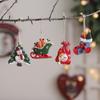 Christmas Tree Pendants Ornaments Resin Santa Snowman Xmas Tree Hanging Christmas Decorantions New Year 2024 Gift Home Decor
