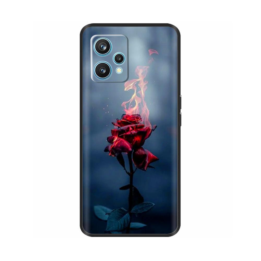 Чехол для Realme 9 Обложка Милые Растения Мультяшные Чехлы для OPPO Realme 9 4G RMX3521 Realme9 Чехол для Телефона Мягкий Силикон fundas coque