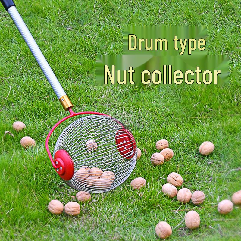 Удлинитель для валика - Телескопический сборщик фруктов из алюминиевого сплава для бытовых задач на большой высоте.