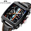 Fully Automatic Mechanical Multifunctional Night Light Leather Men -like Watch Automatic Watch