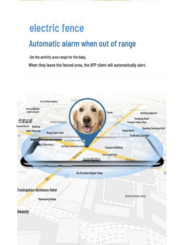 Smart GPS Pet Collar: Water-Resistant, Anti-Lost Locator for Small Dogs and Cats