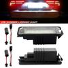 For VW Passat B6 CC Eos Golf 4 5 6 7 MK7 Polo Superb Seat Leon Altea 1/2PCS Car Rear LED License Number Plate Light Lamp CANbus License Plate Lights