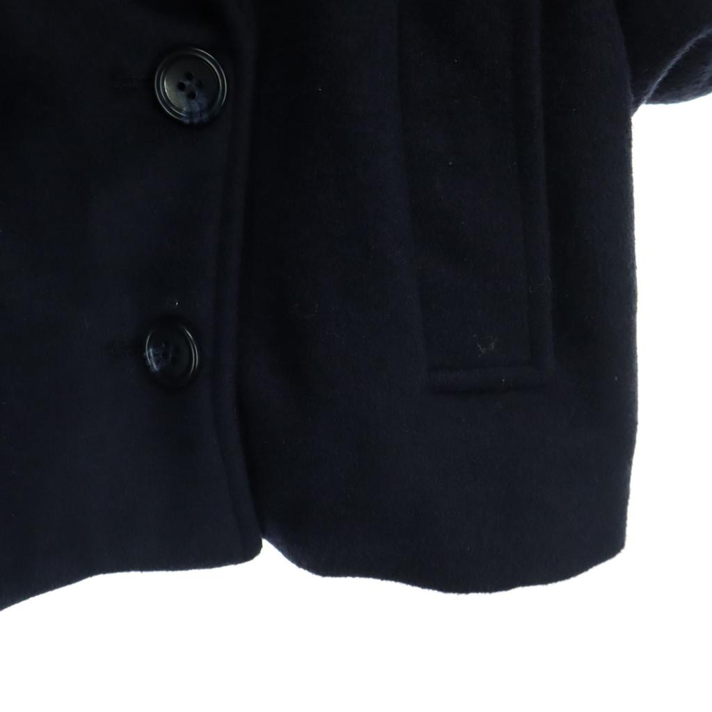 МАРМАРМАР Двубортное пальто с длинным рукавом черное Короткой длины Женское Б/у