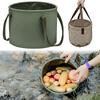 Mellbo Folding Bucket Camping Outdoor Water Bag Water Collector Trash Can Lightweight 200g Versatile Multifunctional Freestanding Compact Portable