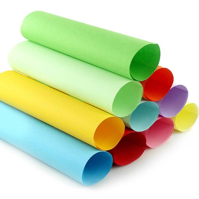 Набор цветной квадратной бумаги для детского оригами «Журавлики» и «Рождественская елка»