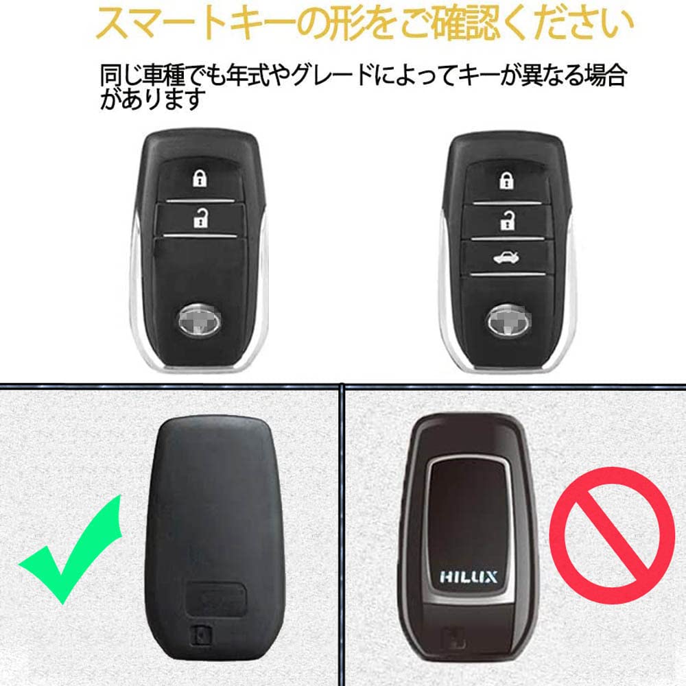 [Kmwy] Toyota Smart Key Case Harrier 80 Series Boxy 90 Noah New Model Aqua