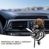 Perfume Odorless Ornament Auto Vent Aromatherapy Diffuser Bear Design Small Aircraft Car Fragrance Diffuser Off-Road Vehicle