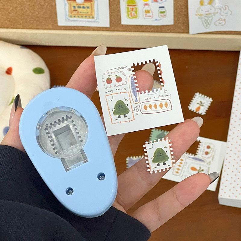 Stamp Embossing Tool Creative Handmade Embossing Tool Stamp Journal Hole Punch Toothed Card Decoration Scrapbooking Gifts
