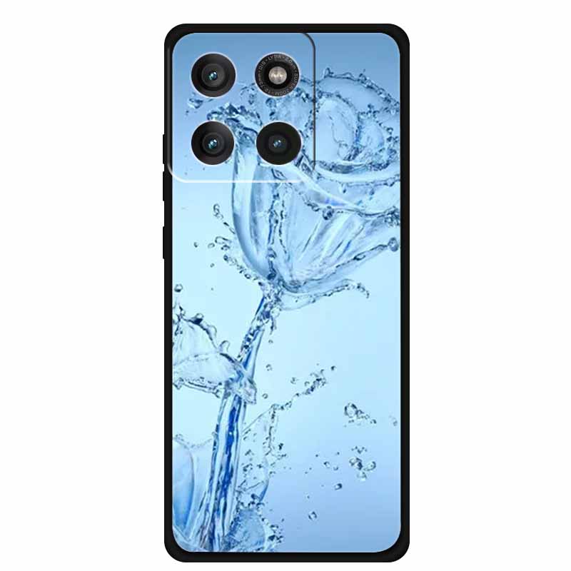 Силиконовый TPU чехол для Motorola Edge 60 Pro Защитный мягкий чехол Технологичный стиль Coque для Moto Edge60 Pro Capa Новый Ударопрочный Fundas