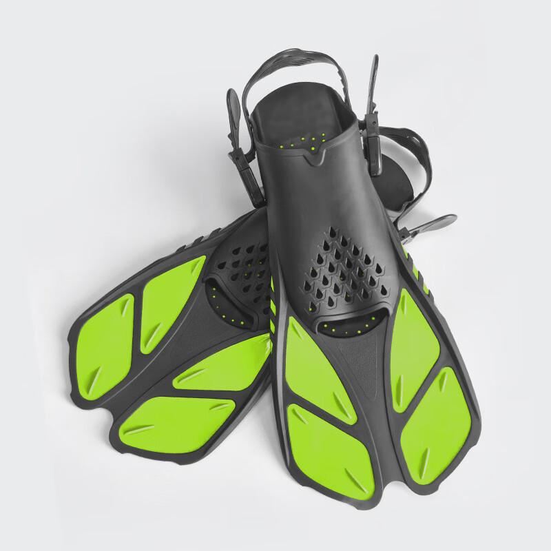 Регулируемые профессиональные короткие ласты для плавания и дайвинга