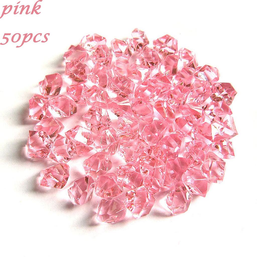 Fish Tank Decoration Crystal Ice Cubes DIY Craft Cobblestones Pebbles Artificial Stones Vase Filler