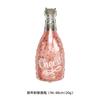 Foil Balloons for Party Decorations, New Year Wine Bottle and Wine Glass Shape, Birthday Bar Decor Kit with Straws and Glue Dots, Silver