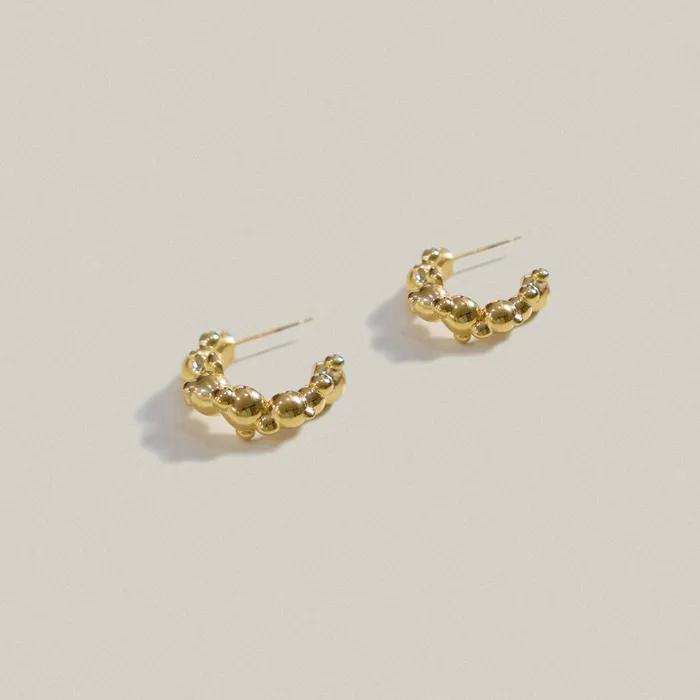 Bubble Earrings Gold